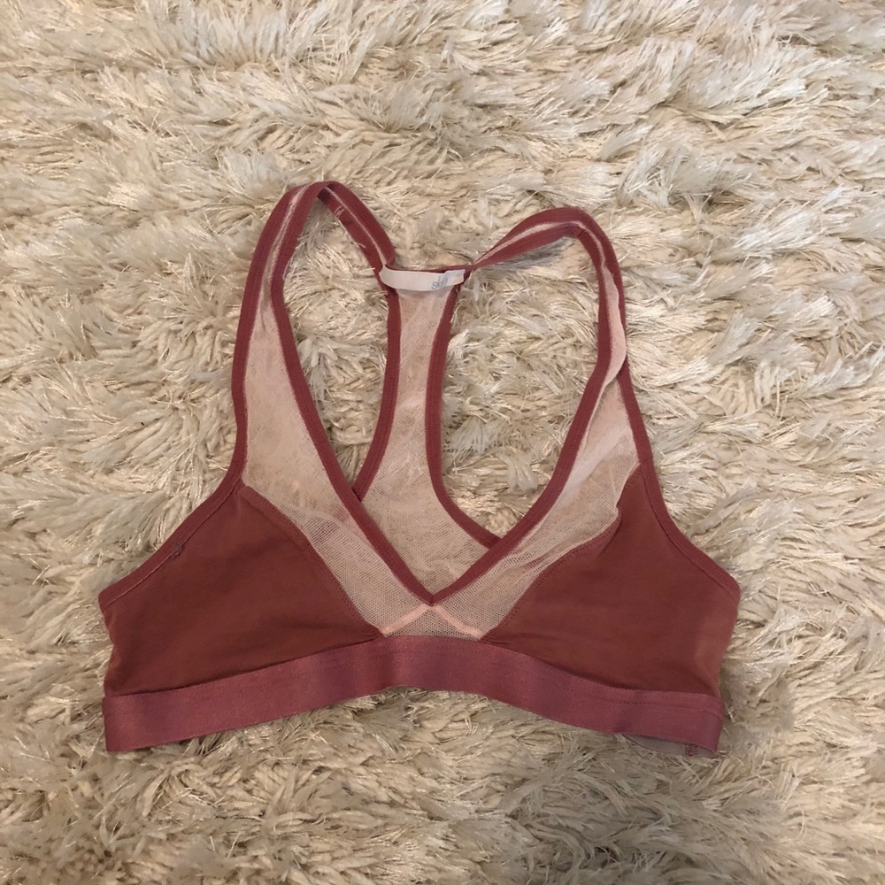 Pink and Mesh Bralette